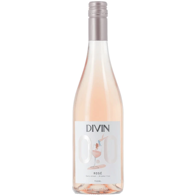 Vin Rose dezalcoolizat Divin 0% Alc. 0.7l